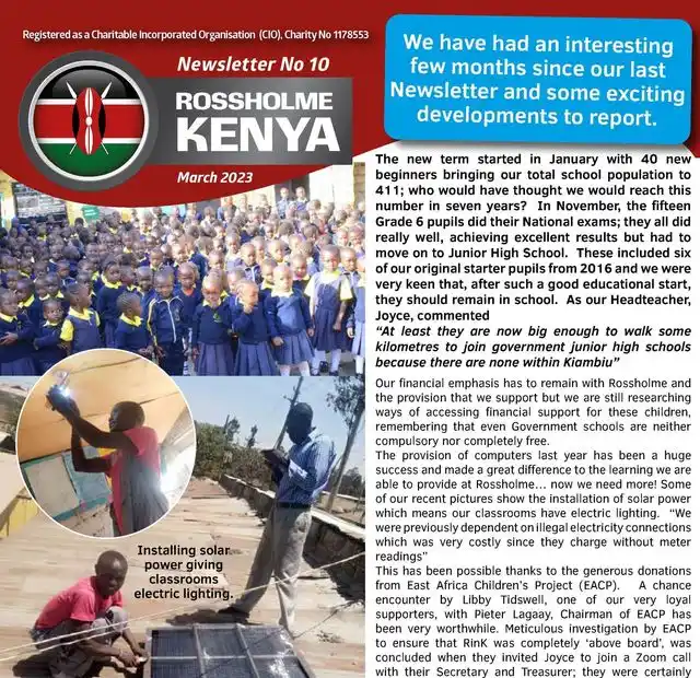 Cover of Newsletter issue 10