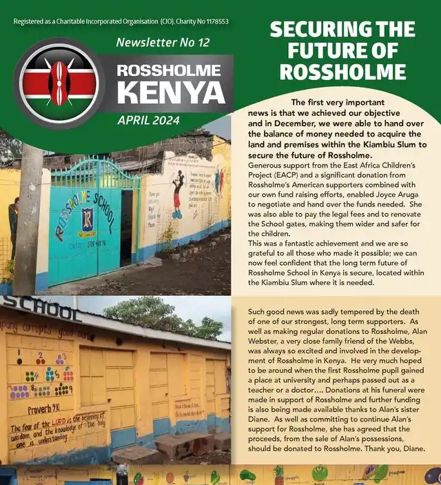 Cover of Newsletter issue 12
