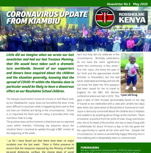 Cover of Newsletter issue 5