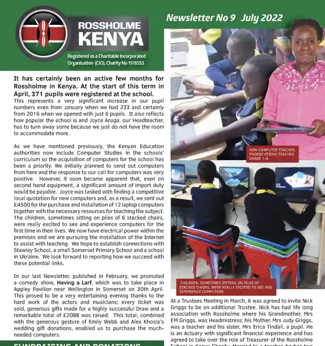 Cover of Newsletter issue 9