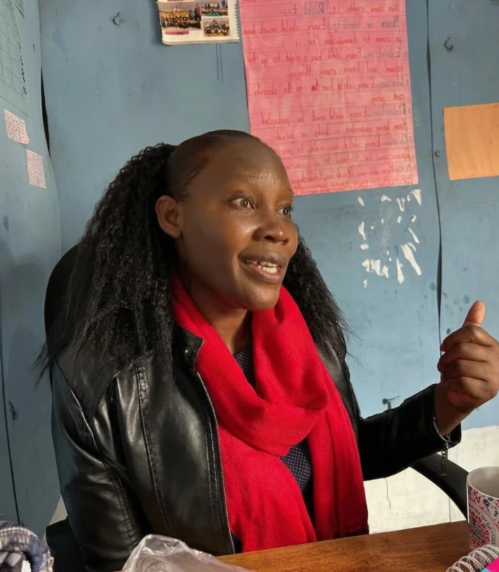 Joyce Aruga, founder and headteacher of Rossholme School in Kenya
