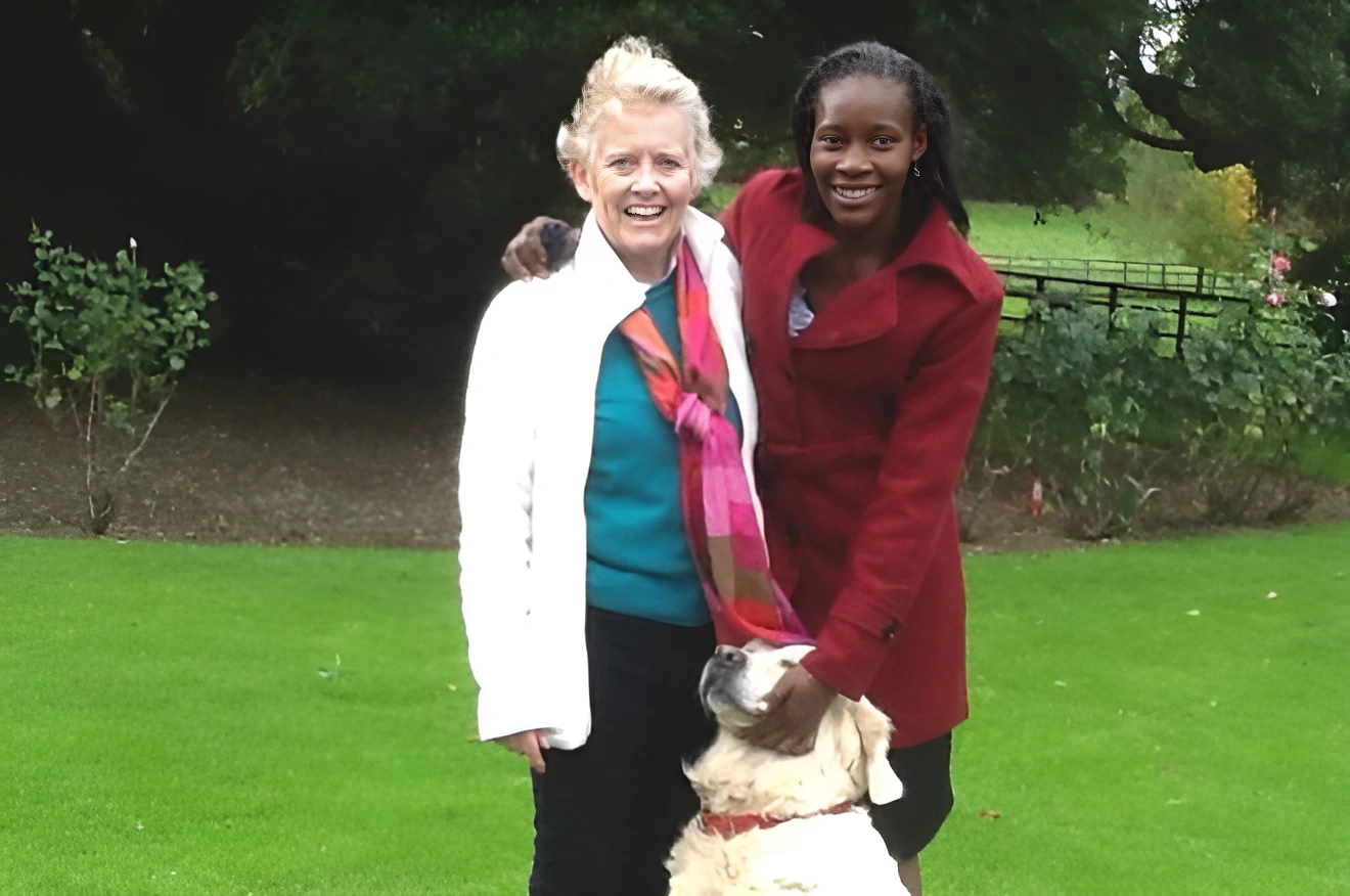Joyce Aruga and Judith Webb together