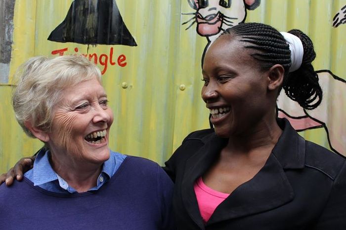 Archive photograph of Joyce and Judy